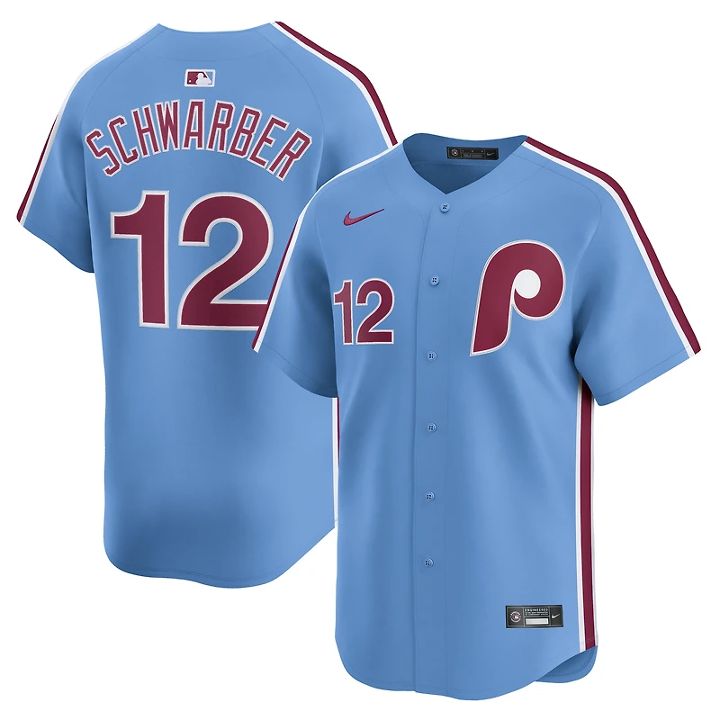 Men's Nike Kyle Schwarber White Philadelphia Phillies Home Limited Player Jersey