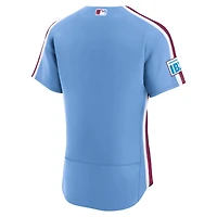 Men's Nike White Philadelphia Phillies Home Sponsor Patch Authentic Jersey