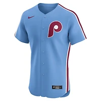 Maillot Nike bleu clair Alternate Elite pour homme des Philadelphia Phillies