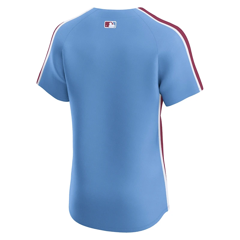 Maillot Nike bleu clair Alternate Elite pour homme des Philadelphia Phillies