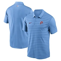 Men's Nike Light Blue Philadelphia Phillies Authentic Collection Victory Performance Polo