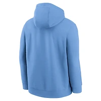 Sweat à capuche Nike Club Logo Collection Cooperstown des Philadelphia Phillies bleu clair pour homme