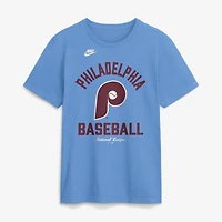Men's Nike Light Blue Philadelphia Phillies Cooperstown Collection T-Shirt