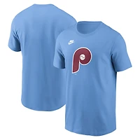 Men's Nike Light Blue Philadelphia Phillies Cooperstown Collection T-Shirt