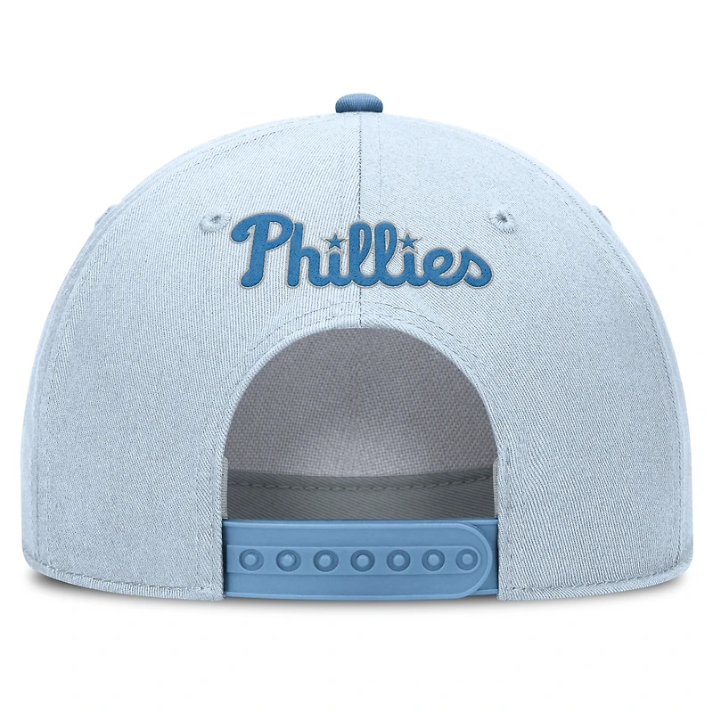 Men's Nike Light Blue Philadelphia Phillies Rise Dri-Fit Adjustable Hat