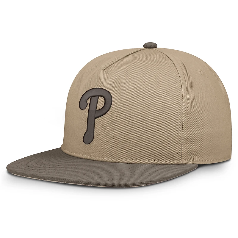 Casquette ajustable Nike Philadelphia Phillies Statement marron clair pour homme