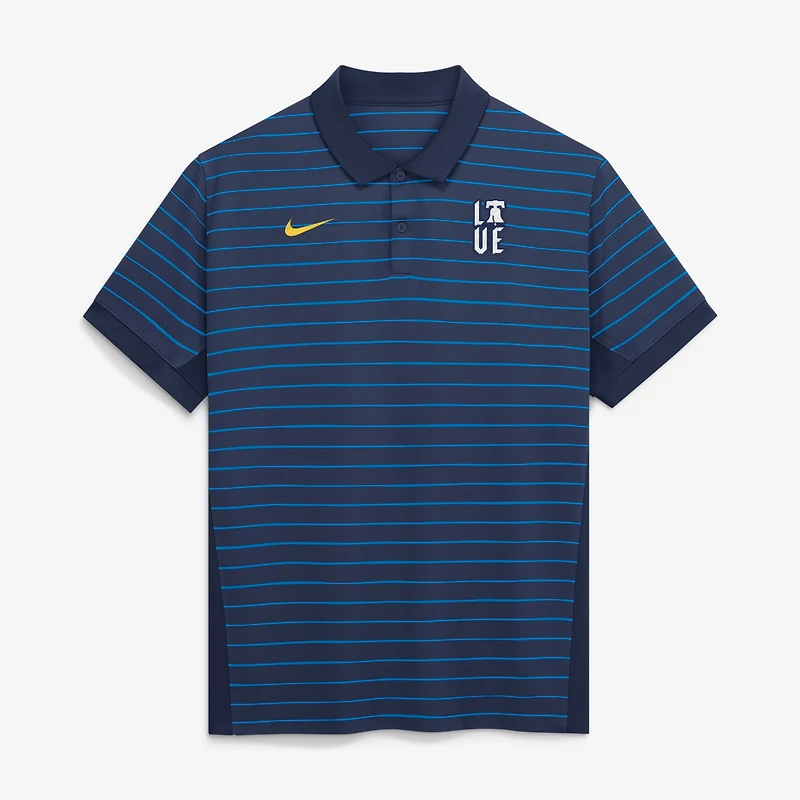 Men's Nike Navy/Royal Philadelphia Phillies Authentic Collection City Connect Striped Victory Dri-FIT Polo