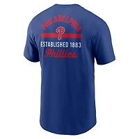 Men's Nike Navy Philadelphia Phillies 2-Hit T-Shirt