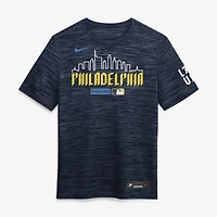 Men's Nike Navy Philadelphia Phillies Authentic Collection City Connect Velocity Dri-FIT T-Shirt