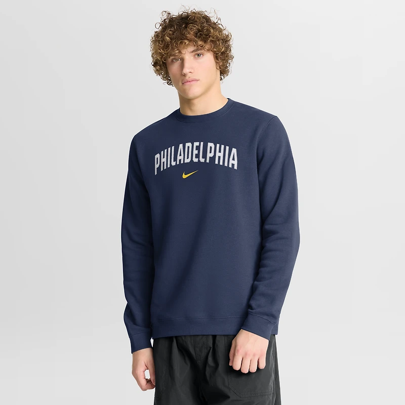 Men's Nike Navy Philadelphia Phillies City Connect Club Sweatshirt