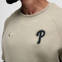 Men's Nike Olive Philadelphia Phillies Tech Fleece Raglan Sweatshirt