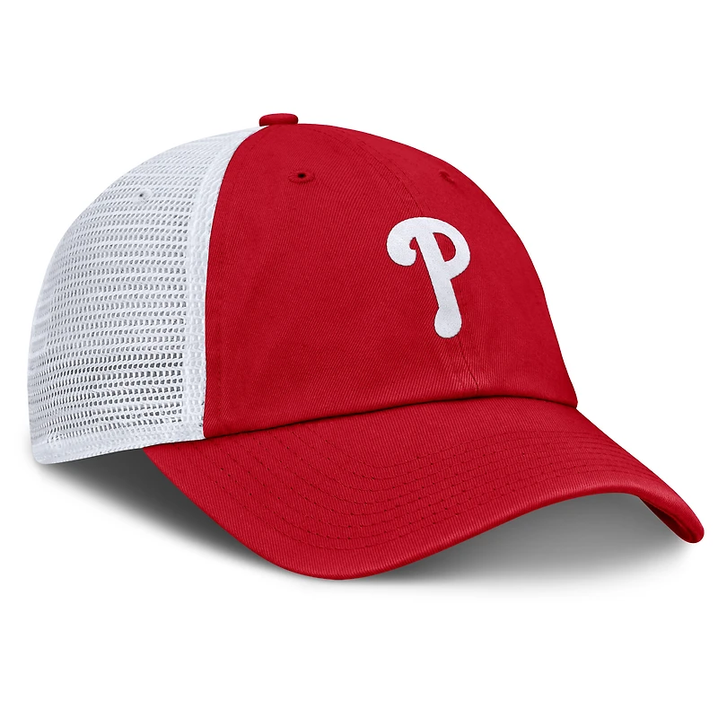 Men's Nike Red/White Philadelphia Phillies Club Trucker Adjustable Hat