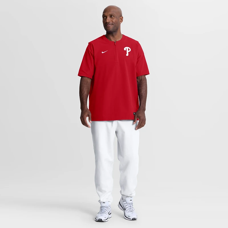 Coupe-vent Nike rouge Philadelphia Phillies Authentic Collection Dri-FIT pour homme