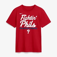 Men's Nike Red Philadelphia Phillies City Connect Handwriting Club T-Shirt