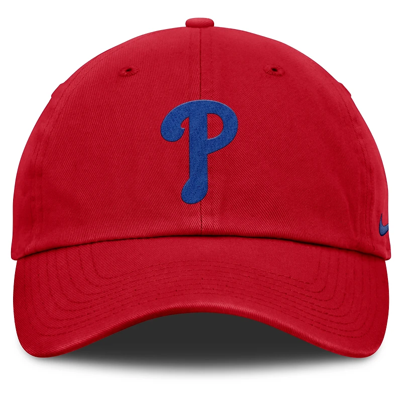 Casquette ajustable Nike rouge Philadelphia Phillies Club pour homme