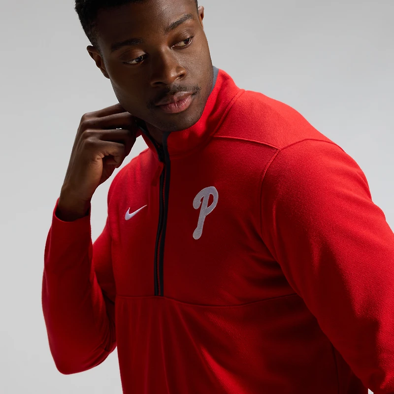 Pull-over Nike Dri-FIT Victory rouge Philadelphia Phillies pour homme