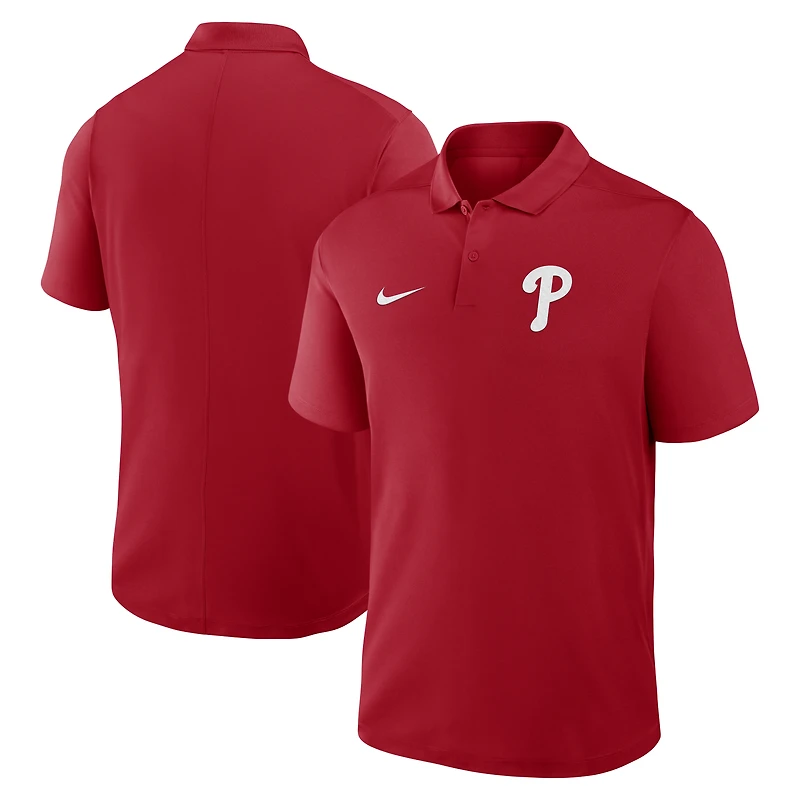 Polo Nike rouge Philadelphia Phillies Dri-FIT Victory pour homme