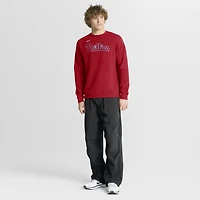 Men's Nike Red Philadelphia Phillies Primetime Wordmark Sweatshirt