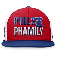 Casquette Snapback Nike Philadelphia Phillies Pro Trucker pour homme rouge