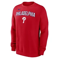 Men's Nike Red Philadelphia Phillies Sweatshirt