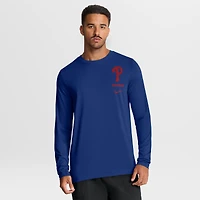 Men's Nike Royal Philadelphia Phillies 2-Hit Legend Dri-FIT Long Sleeve T-Shirt