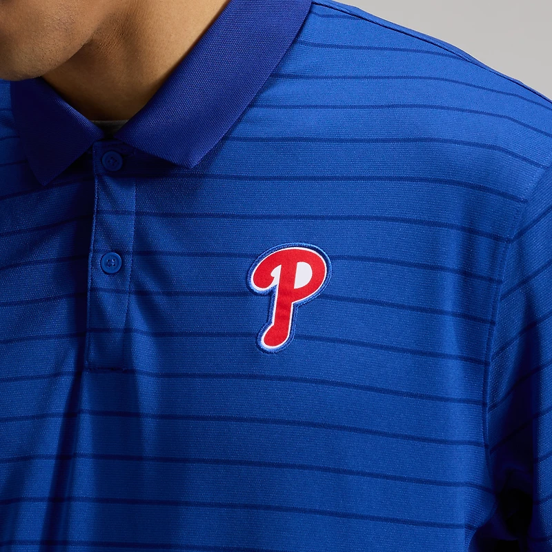 Men's Nike Red Philadelphia Phillies Authentic Collection Striped Victory Dri-FIT Polo