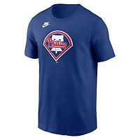 T-shirt Nike Royal Philadelphia Phillies pour homme de la collection Cooperstown