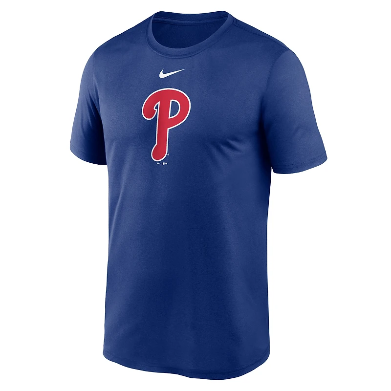 T-shirt de performance Nike Royal Philadelphia Phillies Legend Fuse avec grand logo pour homme
