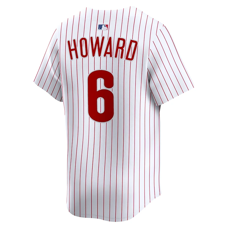 Maillot Nike Ryan Howard blanc des Phillies de Philadelphie en édition limitée pour homme