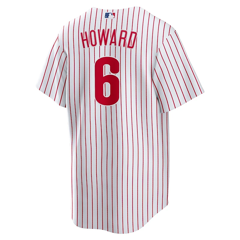 Men's Nike Ryan Howard White Philadelphia Phillies Replica Player Jersey