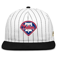 Casquette ajustable Nike Pro Philadelphia Phillies Cooperstown Collection blanche et noire pour homme