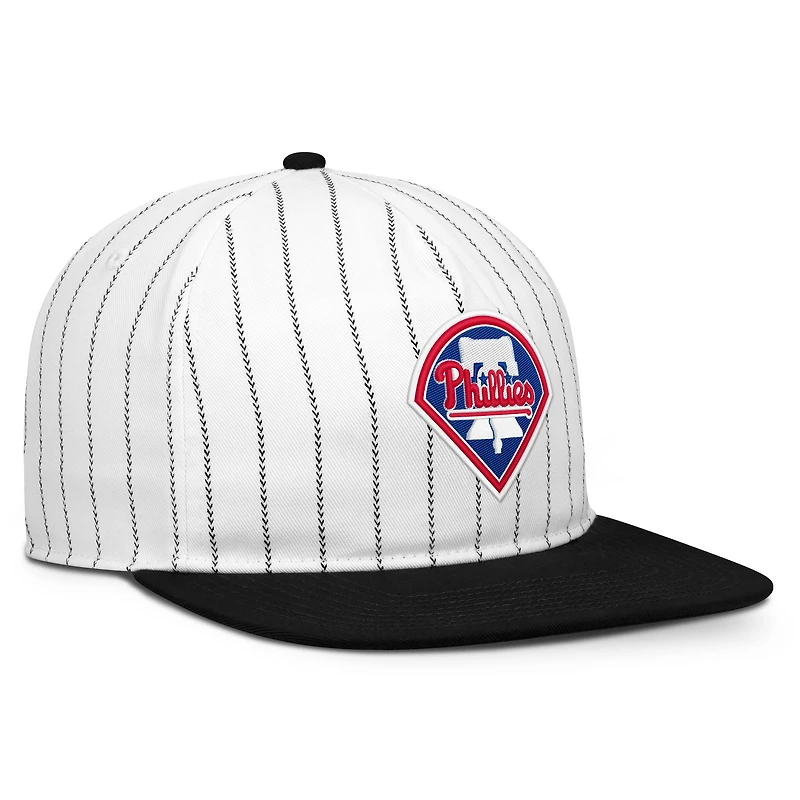 Casquette ajustable Nike Pro Philadelphia Phillies Cooperstown Collection blanche et noire pour homme