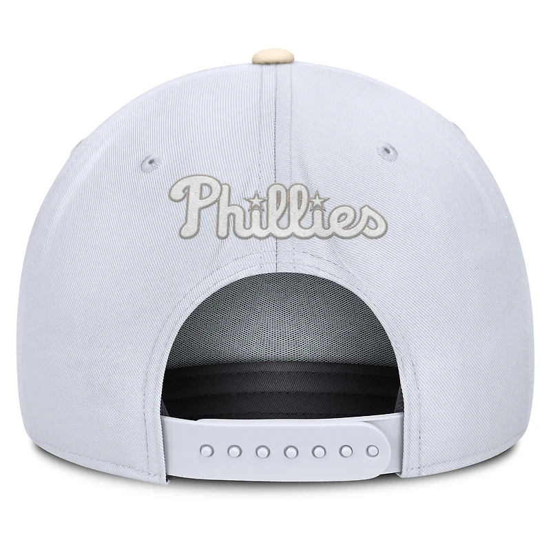 Men's Nike  White/Cream Philadelphia Phillies Pro Performance Snapback Hat
