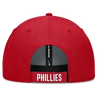 Men's Nike White/Red Philadelphia Phillies Club Performance Adjustable Hat