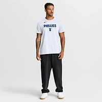 Men's Nike White Philadelphia Phillies Bold Team Name T-Shirt