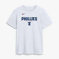 Men's Nike White Philadelphia Phillies Bold Team Name T-Shirt
