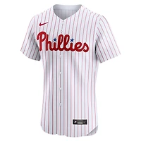 Maillot Nike pour homme blanc des Phillies de Philadelphie Domicile Elite