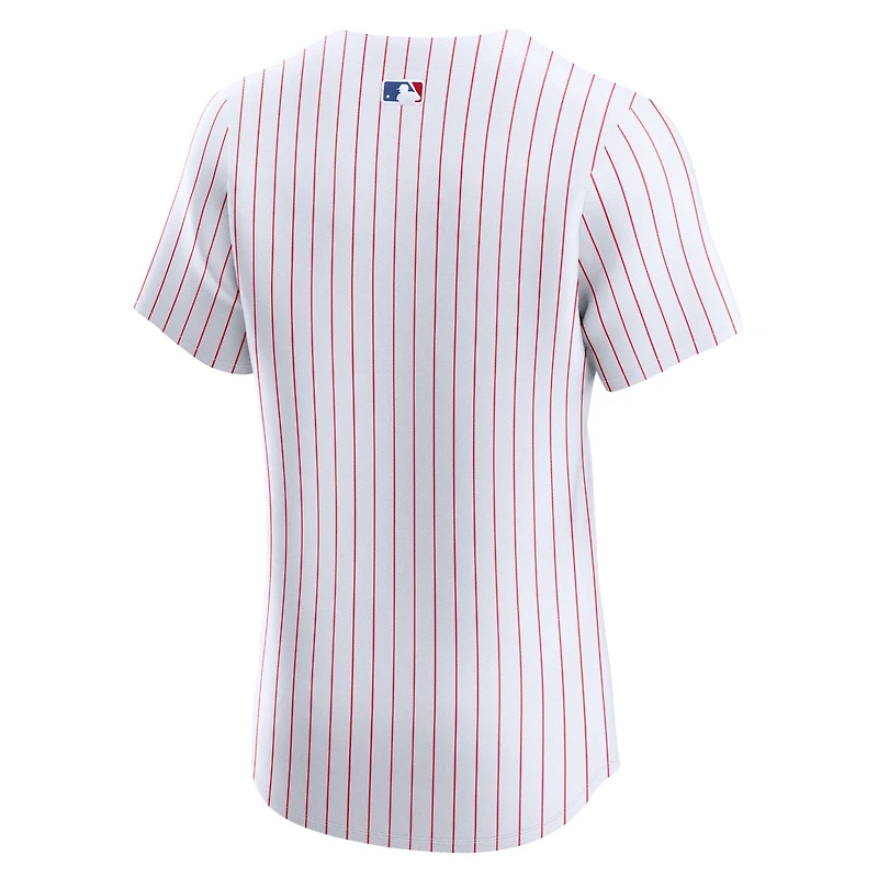 Maillot Nike pour homme blanc des Phillies de Philadelphie Domicile Elite