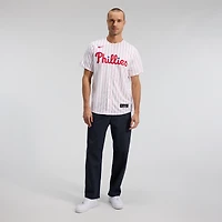 Maillot Nike blanc à domicile des Philadelphia Phillies pour homme
