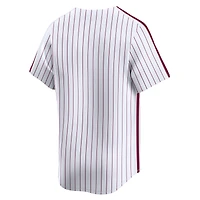 Maillot Nike blanc pour homme Philadelphia Phillies Throwback Cooperstown Collection Limited