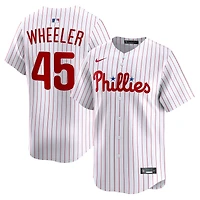 Maillot de joueur Nike Zack Wheeler blanc Philadelphia Phillies Home Limited pour homme
