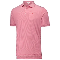Polo en jersey extensible rouge à rayures Jubilee des Philadelphia Phillies Peter Millar pour homme