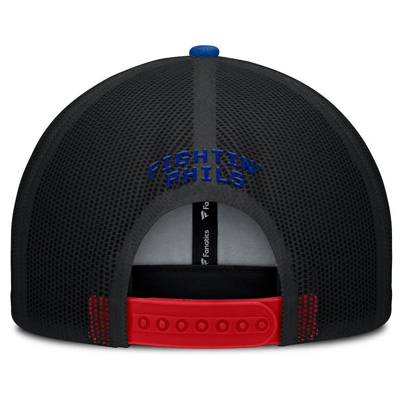 Casquette ajustable rouge/bleu roi des Philadelphia Phillies Fanatics pour homme
