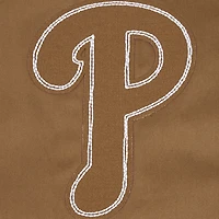 Veste entièrement zippée en sergé Pro Standard marron des Phillies de Philadelphie Paint The City pour hommes