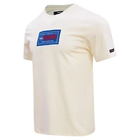 T-shirt avec badge de membre du club des Phillies Philadelphie Pro Standard crème pour hommes