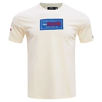 T-shirt avec badge de membre du club des Phillies Philadelphie Pro Standard crème pour hommes