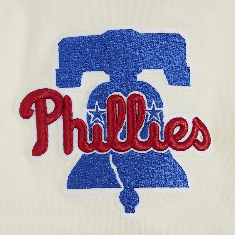 T-shirt avec badge de membre du club des Phillies Philadelphie Pro Standard crème pour hommes