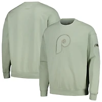 Sweat-shirt vert Pro Standard pour hommes des Phillies de Philadelphie à épaules tombantes neutres