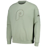 Sweat-shirt vert Pro Standard pour hommes des Phillies de Philadelphie à épaules tombantes neutres
