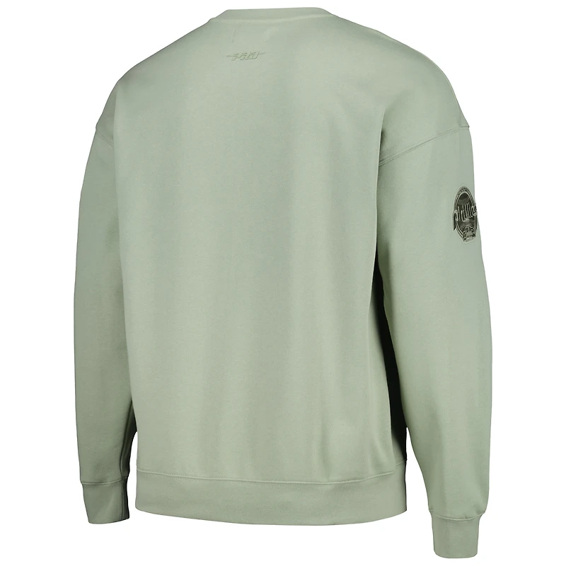 Sweat-shirt vert Pro Standard pour hommes des Phillies de Philadelphie à épaules tombantes neutres